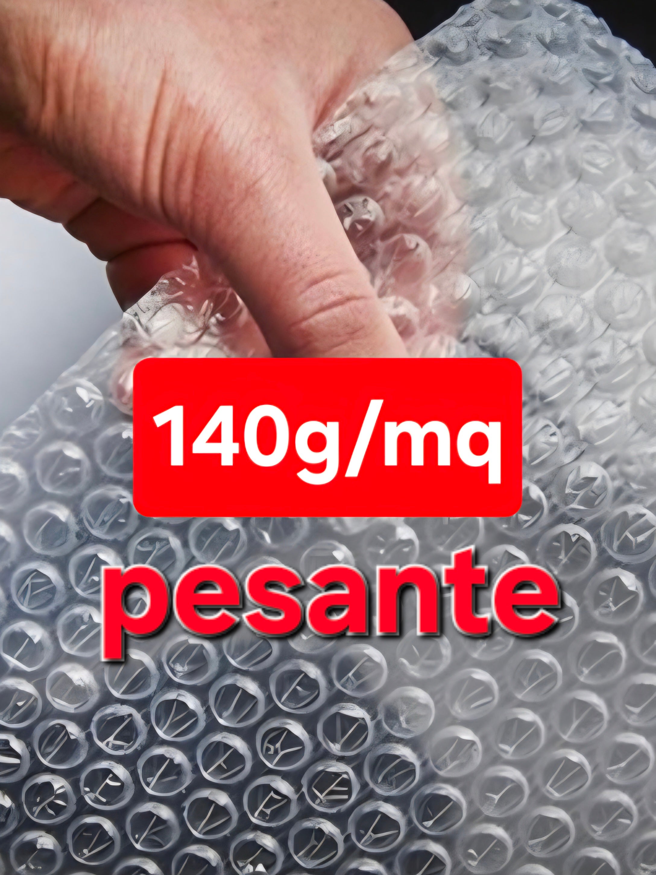 Pluriball da Imballaggio 140 g/m² – Rotoli Protettivi in Diverse Misure | Millebolle per Spedizioni e Traslochi