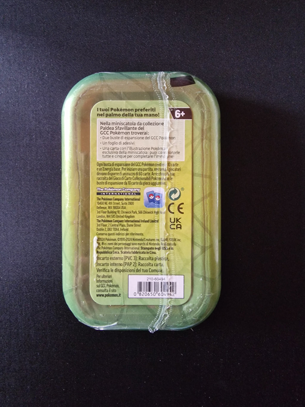 Mini Tin Pokémon – Dachsbun | Paldea Sfavillante (ITA)