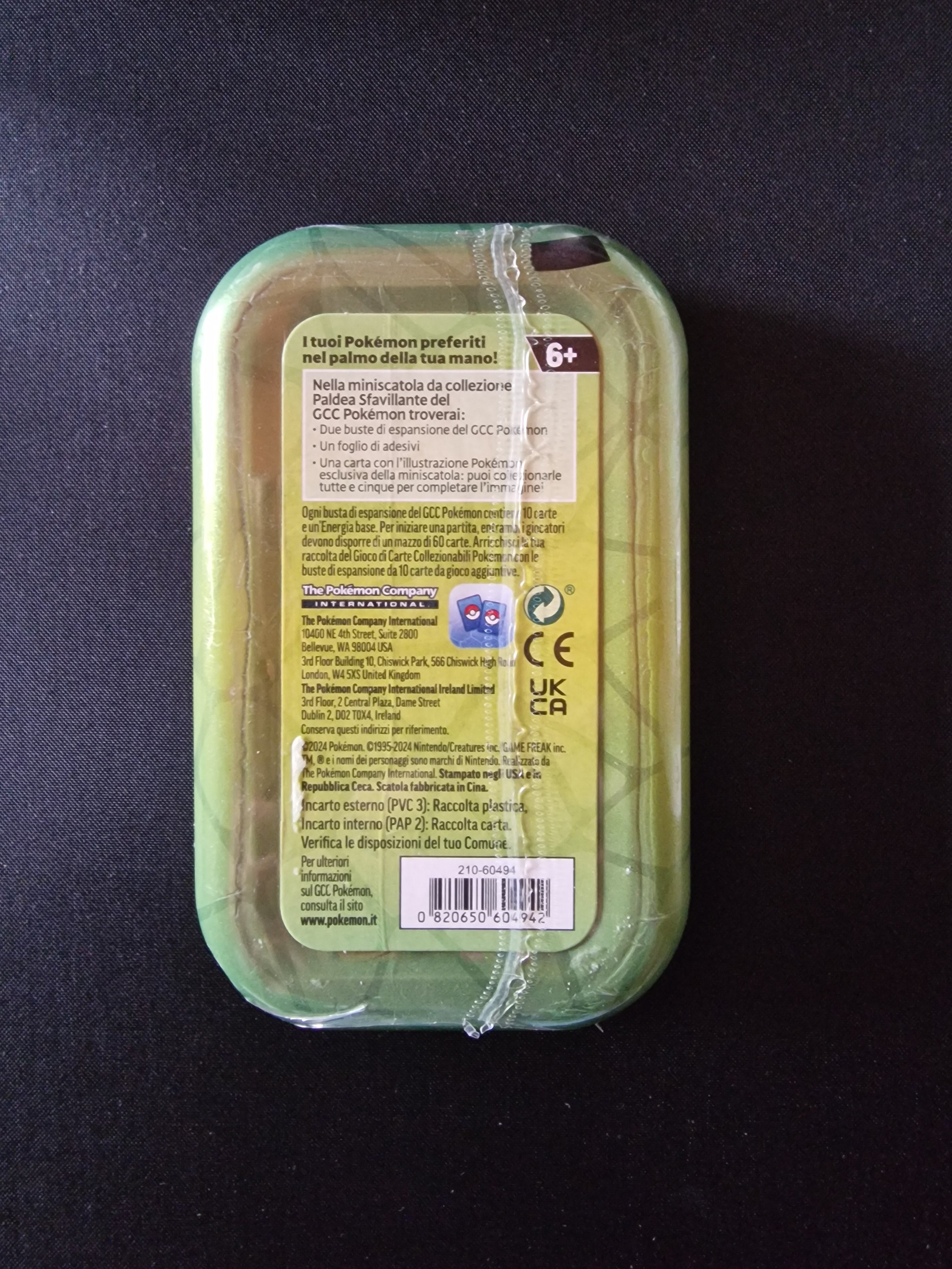 Mini Tin Pokémon – Dachsbun | Paldea Sfavillante (ITA)