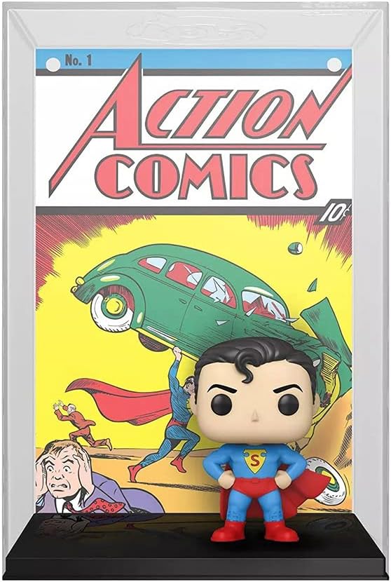 Funko Pop! Vinyl Cover: DC-Superman Action Comic - DC Comics