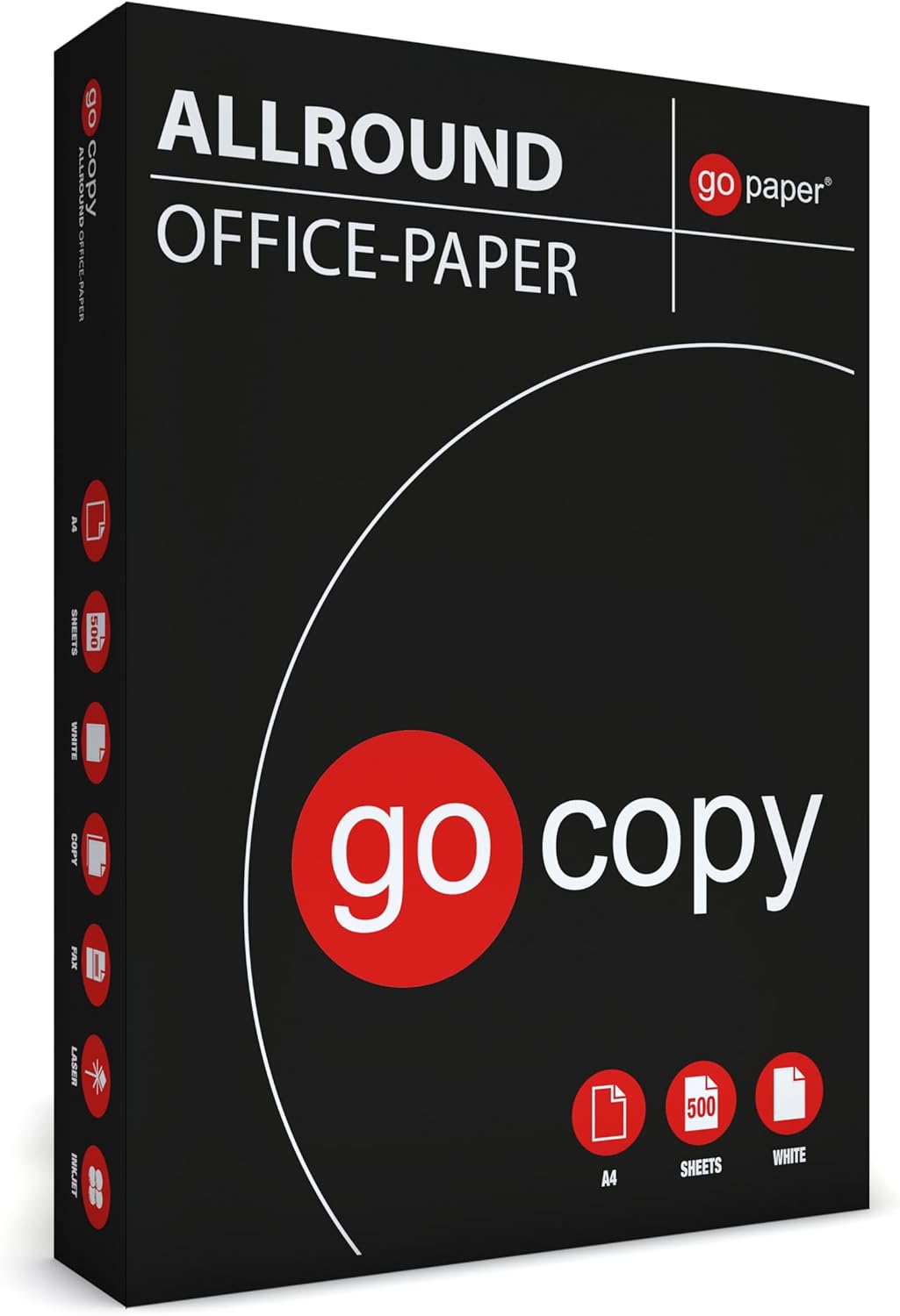 Papier à photocopie GO COPY ALLROUND DIN A4, 80 g/m², blanc brillant, label écologique FSC EU-ECOLABEL