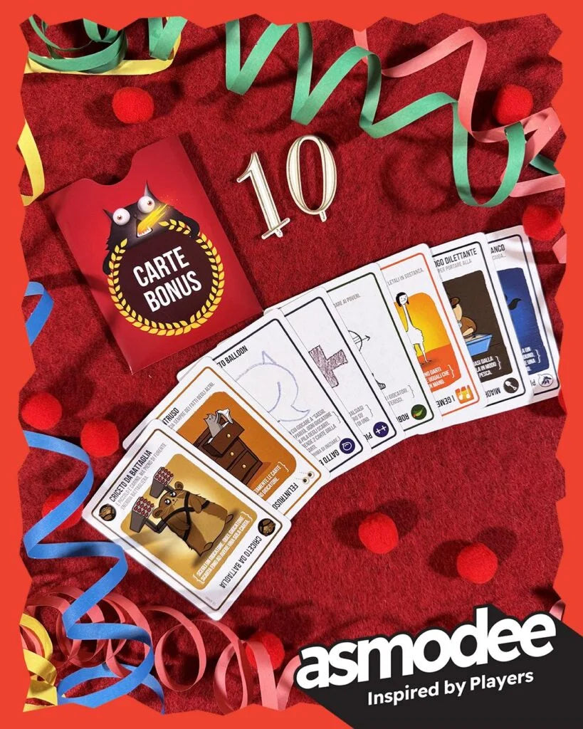 Exploding Kittens : 10 ans de chaos - ITALIEN - Édition spéciale