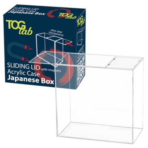 Premium Case Protettivo Pokémon Japanese Booster Box – Custodia in Plexiglass con Coperchio Scorrevole Magnetico Anti-Polvere