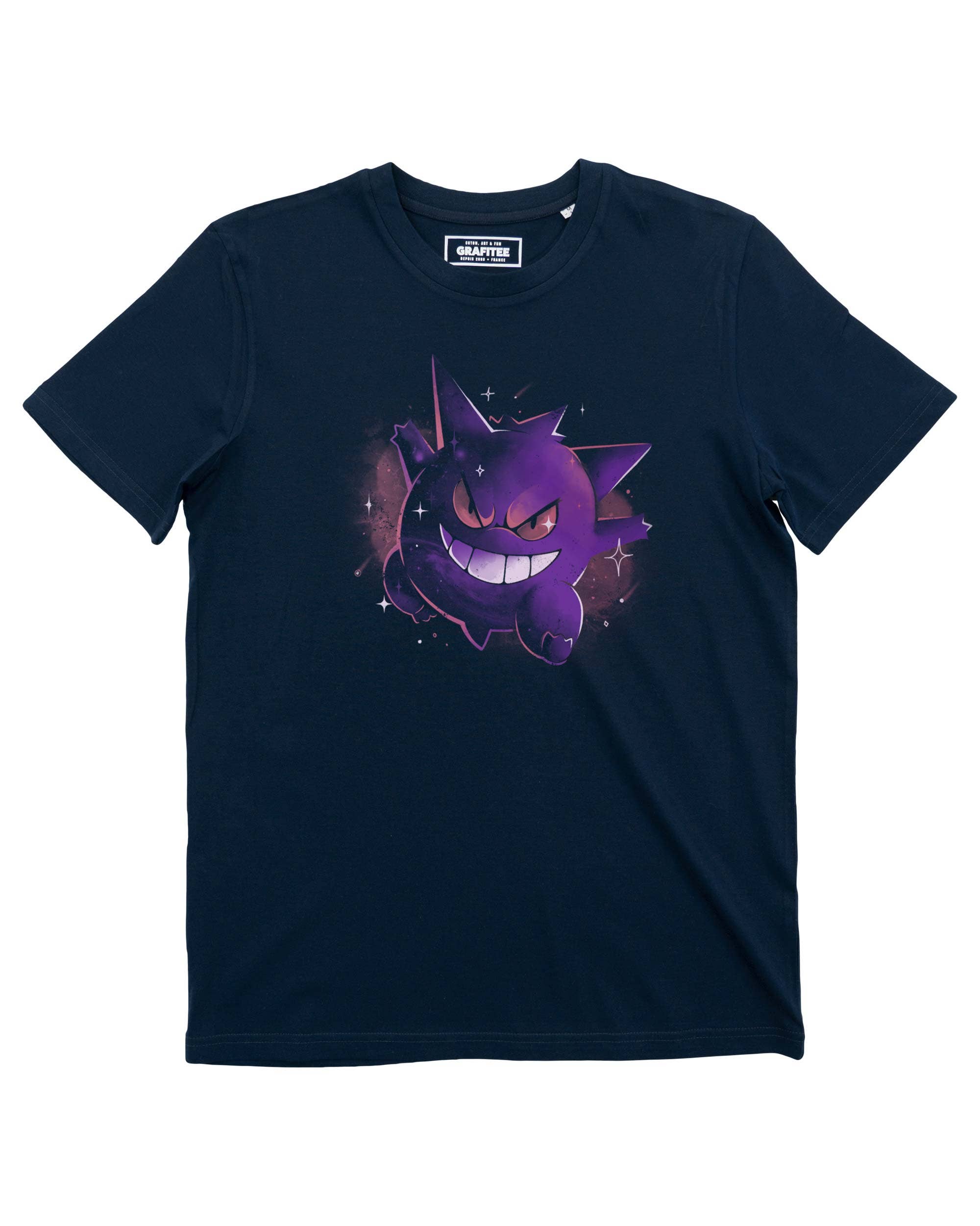 T-shirt GENGAR ghost galaxy - Stile urbano in 100% cotone biologico