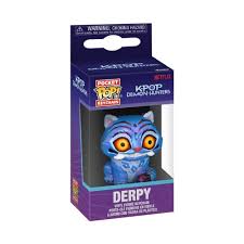Funko Pocket Pop! Keychain Derpy Demon Hunters – Portachiavi K-Pop Demon Hunters Ufficiale, Mini Figura Collezionabile Anime Style