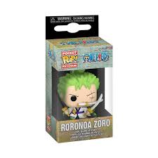 Funko Pocket Pop! Keychain Roronoa Zoro – Portachiavi One Piece Ufficiale Anime, Mini Figure Collezionabile