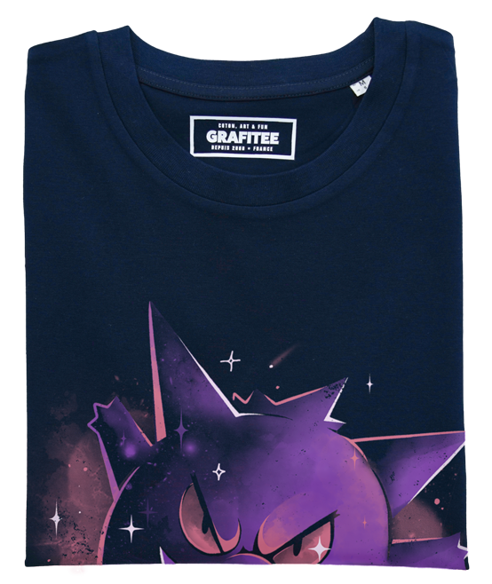 T-shirt GENGAR ghost galaxy - Stile urbano in 100% cotone biologico