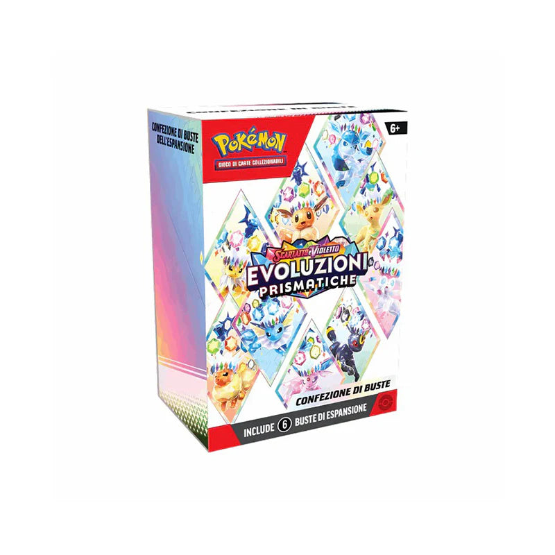 Évolutions Prismatiques - Lot de 6 boosters - ITA - Pokémon