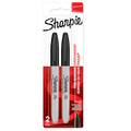 2 marqueurs permanents Sharpie noirs – Précision et durabilité