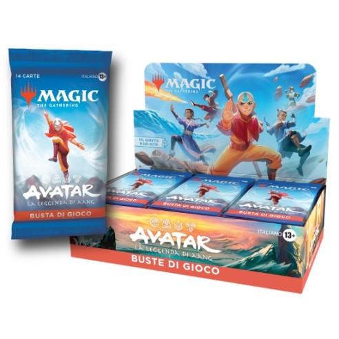 Magic Avatar : Le Dernier Maître de l'Air - Booster de Jeu d'Exposition (30 Packs) - ITA
