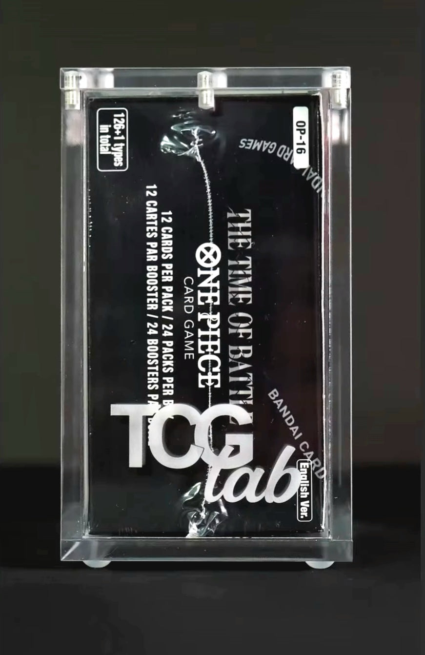 Premium Case Magnetico in Plexiglass per Booster Box One Piece OP-04+ | Ultra Clear UV 99,5%