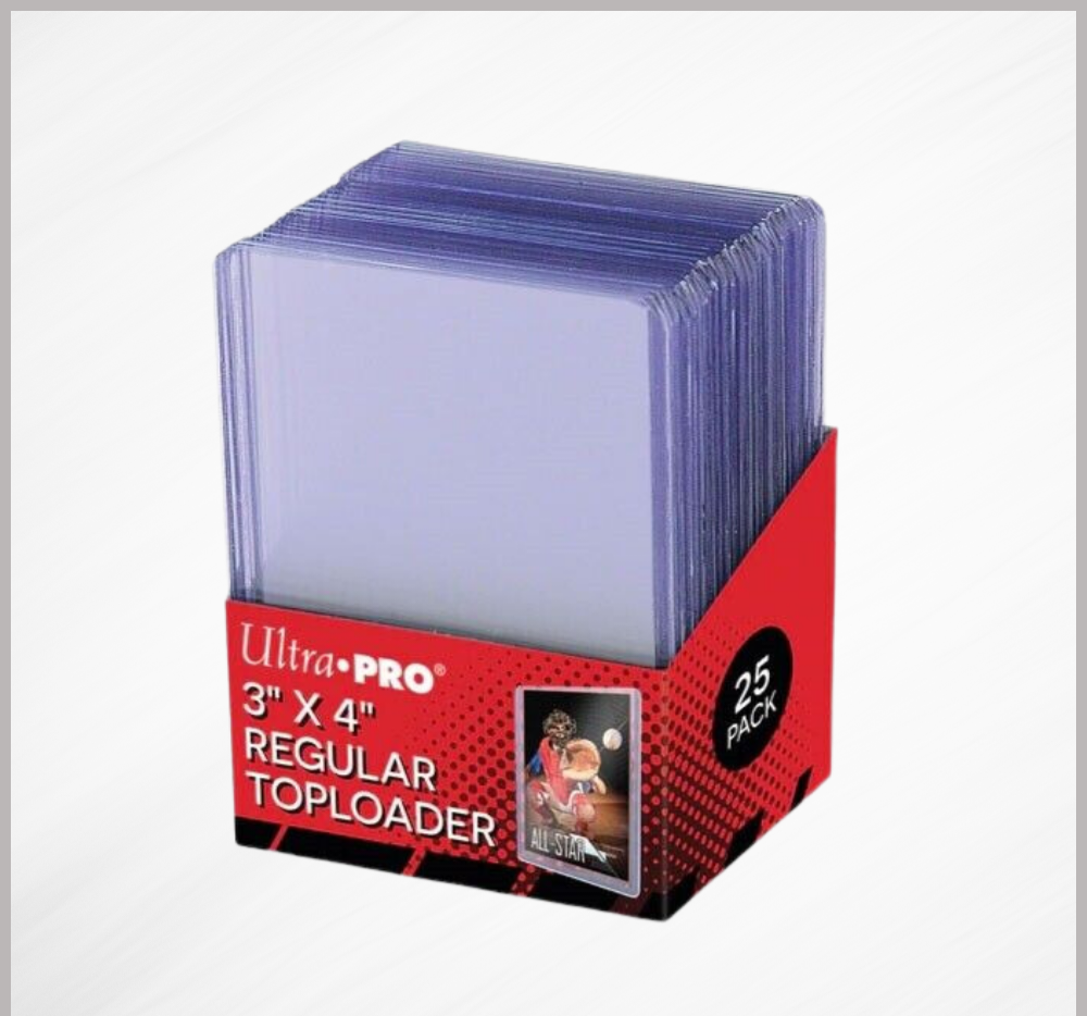 Toploader Ultra Pro Regular 3x4 – Lot de 25 | Protège-cartes rigides pour JCC