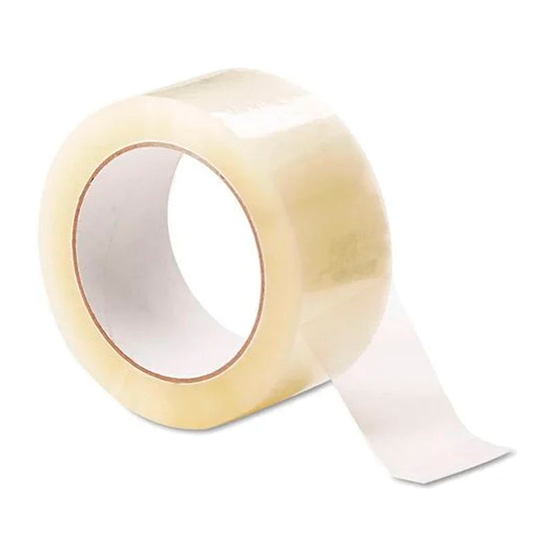 Nastro Adesivo per Pacchi 50 mm x 132 m – Trasparente o Marrone Avana