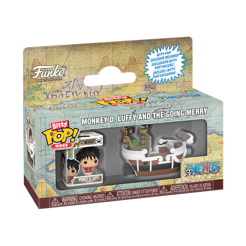 Funko Bitty Pop Rides Monkey D. Luffy Going Merry One Piece Mini Figure