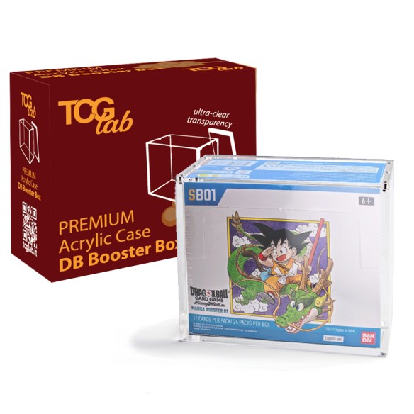 Premium Case Protettivo Magnetico in Plexiglass per Dragon Ball Super Card Game | Ultra Clear