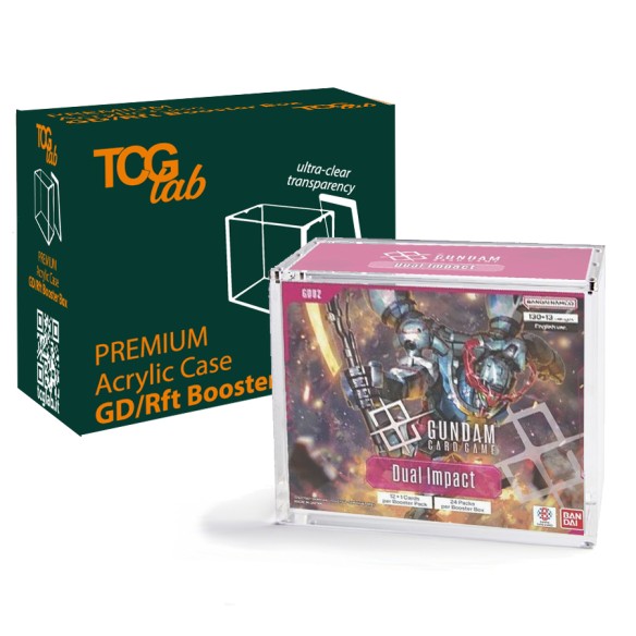 Premium Case Protettivo Magnetico in Plexiglass per Gundam / Riftbound TCG | Ultra Clear