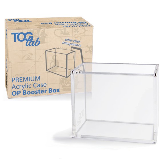 Premium Case Magnetico in Plexiglass per Booster Box One Piece OP-04+ | Ultra Clear UV 99,5%