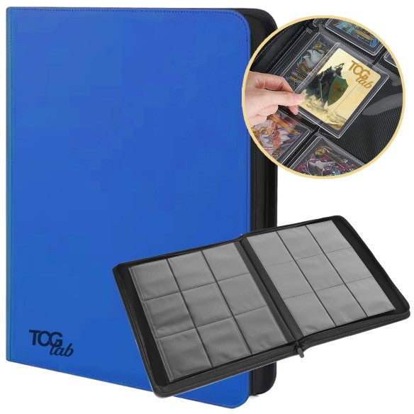 Classeur à pochettes rigides premium à 9 compartiments (252 pochettes rigides) - Pour cartes à collectionner et album de classement pour cartes à collectionner